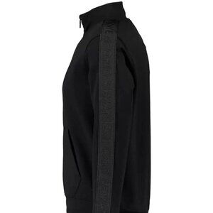 Emporio Armani Men's Double Jersey Full Zip Sweatshirt with Oversized Logo